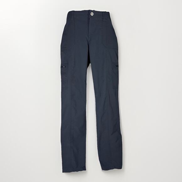 KUHL Horizn Womens 12R Skinny Dark Grey Hiking Pant Zip Cargo Snap Ripstop 6276 - Picture 1 of 9